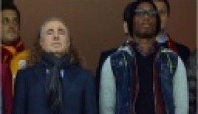 Drogba, başkanın locasında