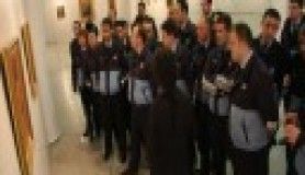 Zabıtalar sergiyi teftiş etti