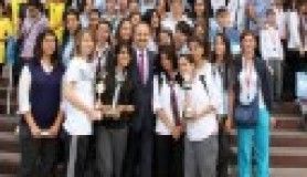 Genç sporculara ödül yağdı