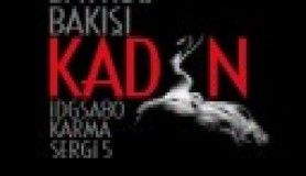 Baykuş bakışlı kadın karma sergisi