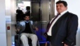 Aliağa Belediyesi, asansörle engelleri kaldırdı