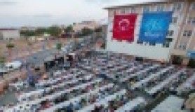 Küçükçekmece'de sokak iftarlarında ilk buluşma