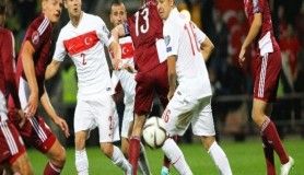 Türkiye, Letonya ile 1-1 berabere kaldı