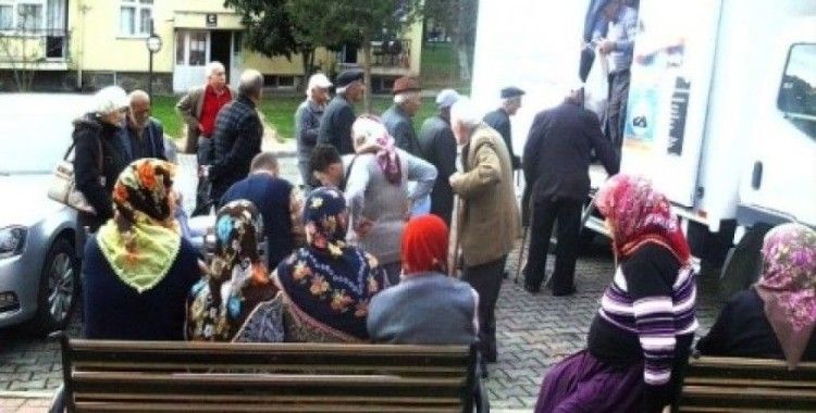 Huzurevleri'nde sağlık taraması yapıldı