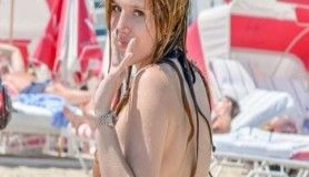 Bella Thorne, bikini ile yakalandı