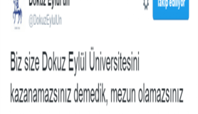 Trollükte zirveye çıkmış 'Dokuz Eylül Üniversitesi'