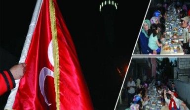 GÜN Medya'nın Çubuklu Beşevler Camii önü iftar  yemeği