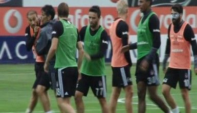 Beşiktaş antrenmanında gerginlik