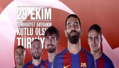 Barcelona'dan 29 Ekim mesajı