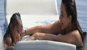 Kim Kardashian'dan yürek hoplatan tatil