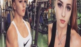 Instagram'ın kaslı Barbie'si Julia Vins