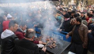 10 bin kişiye 2 ton sucuk