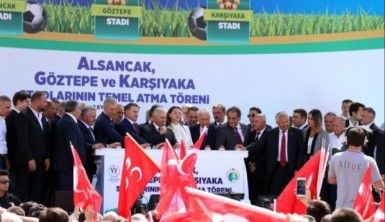 Yıldırım Alsancak, Göztepe ve Karşıyaka statlarının temelini attı