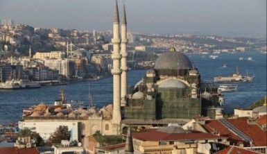 Yeni Cami'nin kubbeleri ortaya çıktı