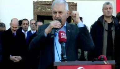 Başbakan yıldırım terör örgütüne yüklendi