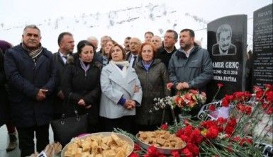 Kamer Genç ölüm yıl dönümünde anıldı