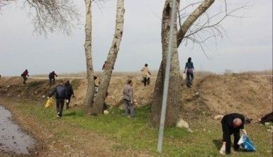 Çevre gönüllüleri plastiğe 'hayır' dedi