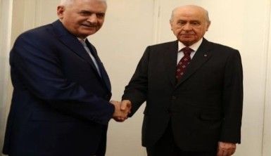 Başbakan Yıldırım Devlet Bahçeli’yi ziyaret etti