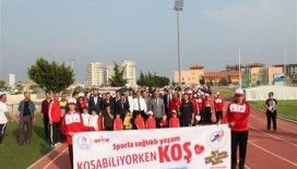 ​Mersin'de 7'den 70'e herkes spor yaptı