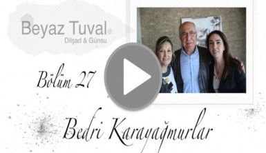 Bedri Karayağmurlar ile sanat Beyaz Tuval'in 27. bölümünde