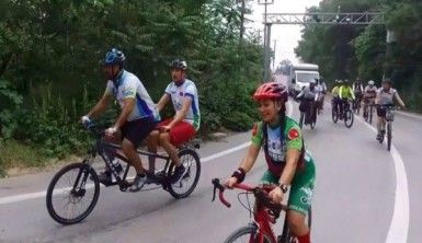 Görmeden Uludağ'a pedalladılar