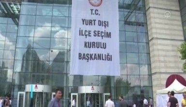 Yurt dışı oylar sayım için hazır