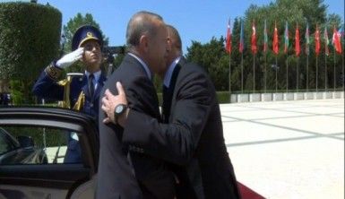 Aliyev Erdoğan'ı böyle karşıladı