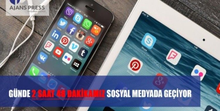 ​Günde 2 saat 48 dakikamız, sosyal medyada geçiyor