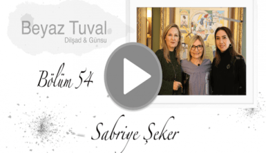 Sabriye Şeker ile sanat Beyaz Tuval'in 54. bölümünde