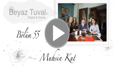 Muhsin Kut ile sanat Beyaz Tuval'in 55. bölümünde