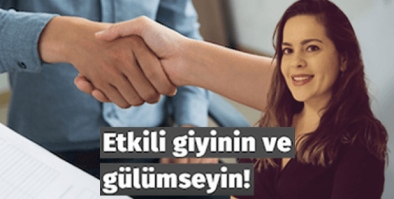 Etkili giyinin ve gülümseyin!