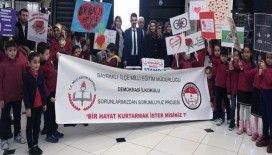 Minik yürekler nakil bekleyen hastalara umut oldu