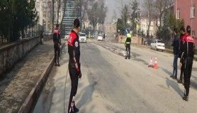 Okullar bölgesinde polis kuş uçurtmadı