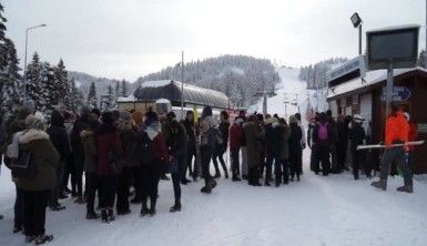 Ilgaz Dağı'nda yarıyıl tatili yoğunluğu