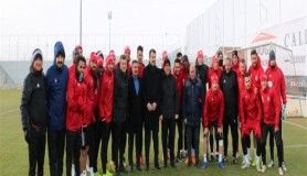 Sivas Valisi Ayhan, Sivasspor idmanını izledi