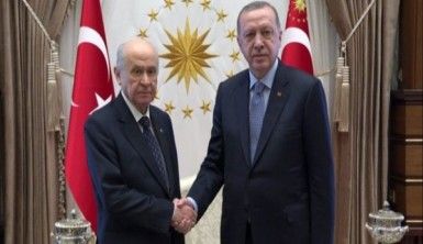 Erdoğan Bahçeli'yle görüştü