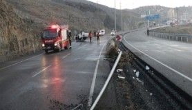 Yozgat'ta trafik kazası, 5 yaralı