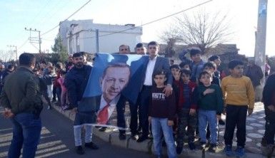 Diyarbakır'da Erdoğan'a sevgi seli