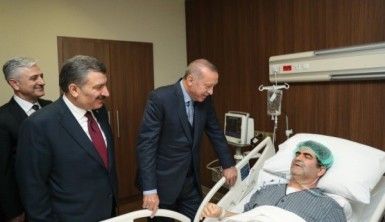 Cumhurbaşkanı Erdoğan, Ankara Şehir Hastanesinde incelemelerde bulundu