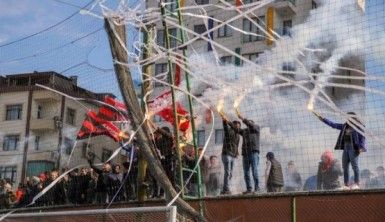 Amatör Lig maçında taraftarlardan görülmemiş destek