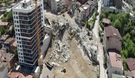 Kağıthane'de 14 binanın yıkımı tamamlandı