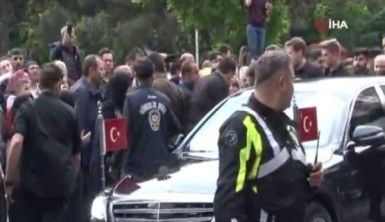 Cumhurbaşkanı Erdoğan, Kağıthane'de cenaze törenine katıldı