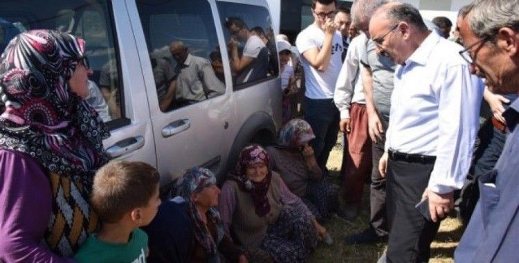 Vali Karadeniz’den Yangın Yerinde İnceleme