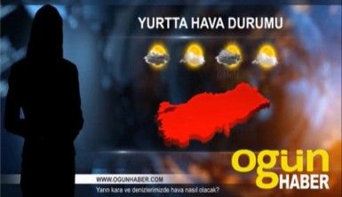 Yarın kara ve denizlerimizde hava nasıl olacak 29 Temmuz 2019 Pazartesi