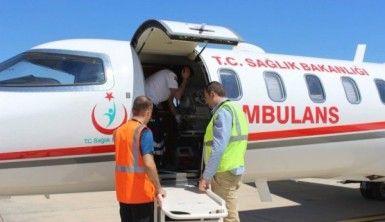 Ambulans uçaklar 9 yılda 13 bin 237 hasta taşıdı