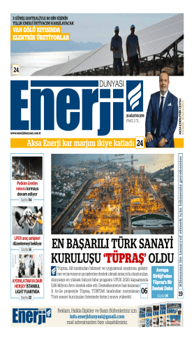 Enerji Dünyası - Ağustos 2019