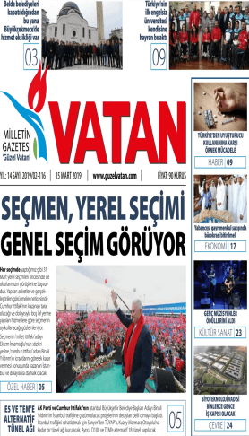 Güzel Vatan Gazetesi sayı:115