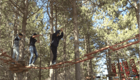 Adrenalin tutkunlarının yeni adresi 'Macera Parkı'