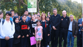 Kağıthane’de acil durumlarda toplanma alanlarına karekod uygulaması sistemi tanıtıldı