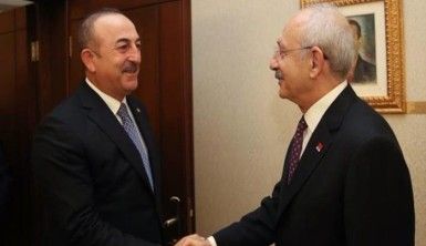 Bakan Çavuşoğlu, Kılıçdaroğlu ile Libya tezkeresini görüştü